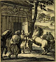 An illustration from De beginselen van Gods koninkryk in den mensch : uytgedrukt in verscheide zinne-beelden : als mede een Alleenspraake met God : benevens eenige Stigtelyke rymen (1738)