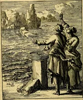 An illustration from De beginselen van Gods koninkryk in den mensch : uytgedrukt in verscheide zinne-beelden : als mede een Alleenspraake met God : benevens eenige Stigtelyke rymen (1738)