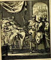 An illustration from De beginselen van Gods koninkryk in den mensch : uytgedrukt in verscheide zinne-beelden : als mede een Alleenspraake met God : benevens eenige Stigtelyke rymen (1738)