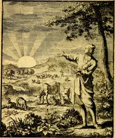 An illustration from De beginselen van Gods koninkryk in den mensch : uytgedrukt in verscheide zinne-beelden : als mede een Alleenspraake met God : benevens eenige Stigtelyke rymen (1738)