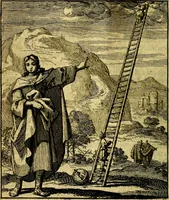 An illustration from De beginselen van Gods koninkryk in den mensch : uytgedrukt in verscheide zinne-beelden : als mede een Alleenspraake met God : benevens eenige Stigtelyke rymen (1738)