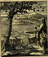 An illustration from De beginselen van Gods koninkryk in den mensch : uytgedrukt in verscheide zinne-beelden : als mede een Alleenspraake met God : benevens eenige Stigtelyke rymen (1738)