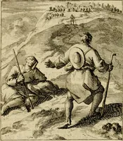 An illustration from De beginselen van Gods koninkryk in den mensch : uitgedrukt in zinnebeelden (1689)