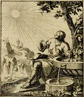 An illustration from De beginselen van Gods koninkryk in den mensch : uitgedrukt in zinnebeelden (1689)