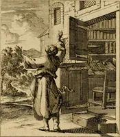 An illustration from De beginselen van Gods koninkryk in den mensch : uitgedrukt in zinnebeelden (1689)
