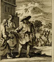An illustration from De beginselen van Gods koninkryk in den mensch : uitgedrukt in zinnebeelden (1689)