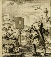 An illustration from De beginselen van Gods koninkryk in den mensch : uitgedrukt in zinnebeelden (1689)