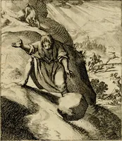 An illustration from De beginselen van Gods koninkryk in den mensch : uitgedrukt in zinnebeelden (1689)