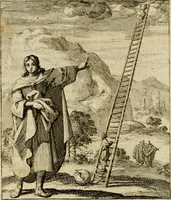 An illustration from De beginselen van Gods koninkryk in den mensch : uitgedrukt in zinnebeelden (1689)
