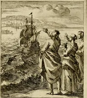 An illustration from De beginselen van Gods koninkryk in den mensch : uitgedrukt in zinnebeelden (1689)