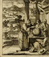 An illustration from De beginselen van Gods koninkryk in den mensch : uitgedrukt in zinnebeelden (1689)