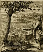 An illustration from De beginselen van Gods koninkryk in den mensch : uitgedrukt in zinnebeelden (1689)