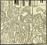 An illustration from Débuts de l'imprimerie en France. L'Imprimerie nationale. L'Hôtel de Rohan (1905)