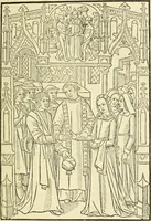 An illustration from Débuts de l'imprimerie en France. L'Imprimerie nationale. L'Hôtel de Rohan (1905)