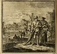 Picture 30 of 103 from De bykorf des gemoeds : honing zaamelende uit allerley bloemen : vervattende over de honderd konstige figuuren : met godlyke spreuken en stichtelyke verzen (1711), leaf 125