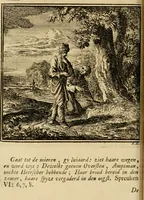 Picture 32 of 103 from De bykorf des gemoeds : honing zaamelende uit allerley bloemen : vervattende over de honderd konstige figuuren : met godlyke spreuken en stichtelyke verzen (1711), leaf 133