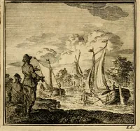 Picture 3 of 103 from De bykorf des gemoeds : honing zaamelende uit allerley bloemen : vervattende over de honderd konstige figuuren : met godlyke spreuken en stichtelyke verzen (1711), leaf 17