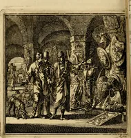Picture 59 of 103 from De bykorf des gemoeds : honing zaamelende uit allerley bloemen : vervattende over de honderd konstige figuuren : met godlyke spreuken en stichtelyke verzen (1711), leaf 241