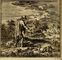 Picture 62 of 103 from De bykorf des gemoeds : honing zaamelende uit allerley bloemen : vervattende over de honderd konstige figuuren : met godlyke spreuken en stichtelyke verzen (1711), leaf 253