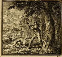 Picture 69 of 103 from De bykorf des gemoeds : honing zaamelende uit allerley bloemen : vervattende over de honderd konstige figuuren : met godlyke spreuken en stichtelyke verzen (1711), leaf 281
