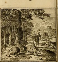 Picture 80 of 103 from De bykorf des gemoeds : honing zaamelende uit allerley bloemen : vervattende over de honderd konstige figuuren : met godlyke spreuken en stichtelyke verzen (1711), leaf 325