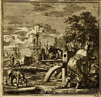 Picture 96 of 103 from De bykorf des gemoeds : honing zaamelende uit allerley bloemen : vervattende over de honderd konstige figuuren : met godlyke spreuken en stichtelyke verzen (1711), leaf 389