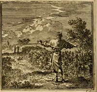 Picture 98 of 103 from De bykorf des gemoeds : honing zaamelende uit allerley bloemen : vervattende over de honderd konstige figuuren : met godlyke spreuken en stichtelyke verzen (1711), leaf 397