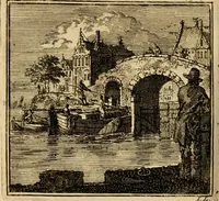 Picture 99 of 103 from De bykorf des gemoeds : honing zaamelende uit allerley bloemen : vervattende over de honderd konstige figuuren : met godlyke spreuken en stichtelyke verzen (1711), leaf 401