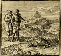 Picture 9 of 103 from De bykorf des gemoeds : honing zaamelende uit allerley bloemen : vervattende over de honderd konstige figuuren : met godlyke spreuken en stichtelyke verzen (1711), leaf 41