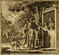 Picture 102 of 103 from De bykorf des gemoeds : honing zaamelende uit allerley bloemen : vervattende over de honderd konstige figuuren : met godlyke spreuken en stichtelyke verzen (1711), leaf 413