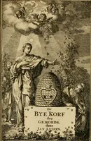 Picture 1 of 103 from De bykorf des gemoeds : honing zaamelende uit allerley bloemen : vervattende over de honderd konstige figuuren : met godlyke spreuken en stichtelyke verzen (1711), leaf 6
