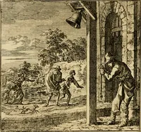 Picture 20 of 103 from De bykorf des gemoeds : honing zaamelende uit allerley bloemen : vervattende over de honderd konstige figuuren : met godlyke spreuken en stichtelyke verzen (1711), leaf 85