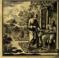 Picture 27 of 100 from De Bykorf des Gemoeds : Honing zaamelende uit allerley Bloemen (1711), leaf 117