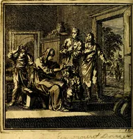 Picture 36 of 100 from De Bykorf des Gemoeds : Honing zaamelende uit allerley Bloemen (1711), leaf 153
