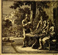 Picture 75 of 100 from De Bykorf des Gemoeds : Honing zaamelende uit allerley Bloemen (1711), leaf 317