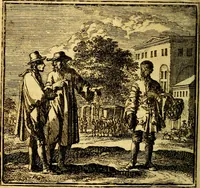An illustration from De Bykorf des Gemoeds : Honing zaamelende uit allerley Bloemen (1711)