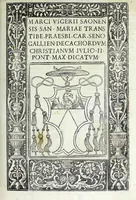 Picture 1 of 26 from Decachordvm christianvm : Ivlio II, pont. max. dicatvm (1507), leaf 7