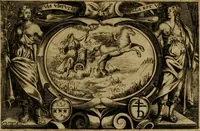 An illustration from De canonicis, et dignitatibus, aliisque inferioribus beneficiariis cathedralium & collegiatarum ecclesiarum, eorúmque officio tam in choro, quàm in capitulo : elegans et perutilis tractatus (1634)