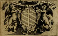 An illustration from De canonicis, et dignitatibus, aliisque inferioribus beneficiariis cathedralium & collegiatarum ecclesiarum, eorúmque officio tam in choro, quàm in capitulo : elegans et perutilis tractatus (1634)