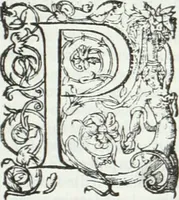 An illustration from De causa Dei contra Pelagium et de virtute causarum. Opera et studio Henrici Savilli. Ex scriptis codicibus nunc primum editi (1618)
