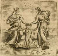 An illustration from Declaracion magistral sobre las emblemas de Andres Alciato con todas las historias, antiguedades, moralidad y doctrina tocante a las buenas costumbres (1615)