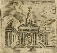 An illustration from Declaracion magistral sobre las emblemas de Andres Alciato con todas las historias, antiguedades, moralidad y doctrina tocante a las buenas costumbres (1615)