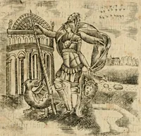 An illustration from Declaracion magistral sobre las emblemas de Andres Alciato con todas las historias, antiguedades, moralidad y doctrina tocante a las buenas costumbres (1615)