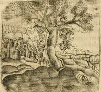 An illustration from Declaracion magistral sobre las emblemas de Andres Alciato con todas las historias, antiguedades, moralidad y doctrina tocante a las buenas costumbres (1615)