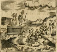 Picture 42 of 270 from Declaracion magistral sobre las emblemas de Andres Alciato con todas las historias, antiguedades, moralidad y doctrina tocante a las buenas costumbres (1615), leaf 210