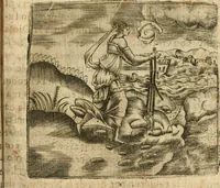 An illustration from Declaracion magistral sobre las emblemas de Andres Alciato con todas las historias, antiguedades, moralidad y doctrina tocante a las buenas costumbres (1615)