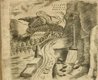 An illustration from Declaracion magistral sobre las emblemas de Andres Alciato con todas las historias, antiguedades, moralidad y doctrina tocante a las buenas costumbres (1615)