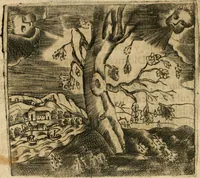 An illustration from Declaracion magistral sobre las emblemas de Andres Alciato con todas las historias, antiguedades, moralidad y doctrina tocante a las buenas costumbres (1615)