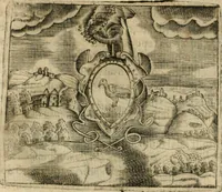 An illustration from Declaracion magistral sobre las emblemas de Andres Alciato con todas las historias, antiguedades, moralidad y doctrina tocante a las buenas costumbres (1615)