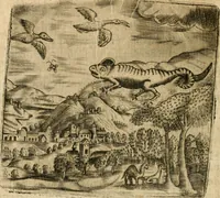 An illustration from Declaracion magistral sobre las emblemas de Andres Alciato con todas las historias, antiguedades, moralidad y doctrina tocante a las buenas costumbres (1615)